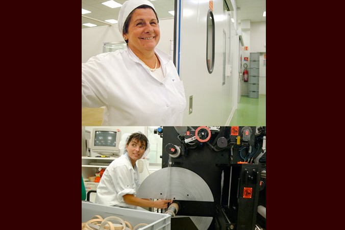 Reportage photo ouvrieres a l' usine